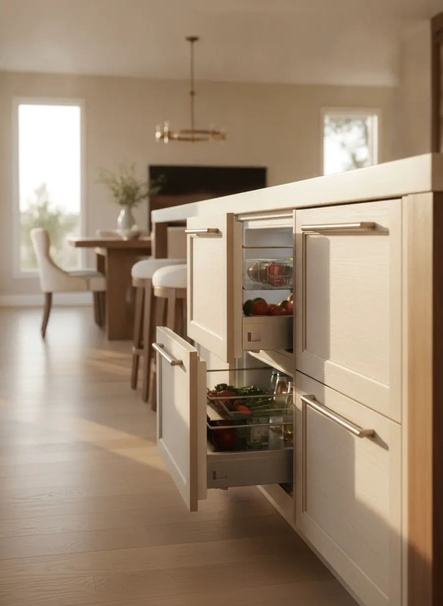 Sub-Zero Designer Refrigerator/Freezer Drawers — representative unit